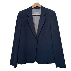 Jigsaw Dark Grey Pinstripe Blazer - Size 12